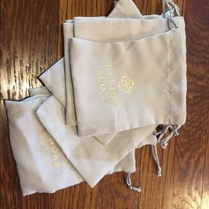 Lot of (7) Kendra Scott pouches
